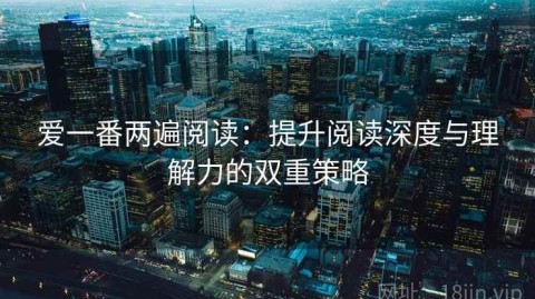 爱一番两遍阅读：提升阅读深度与理解力的双重策略