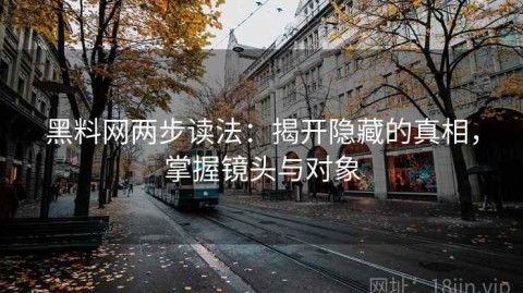 黑料网两步读法：揭开隐藏的真相，掌握镜头与对象