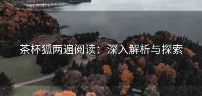茶杯狐两遍阅读：深入解析与探索