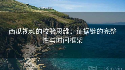 西瓜视频的校验思维：证据链的完整性与时间框架