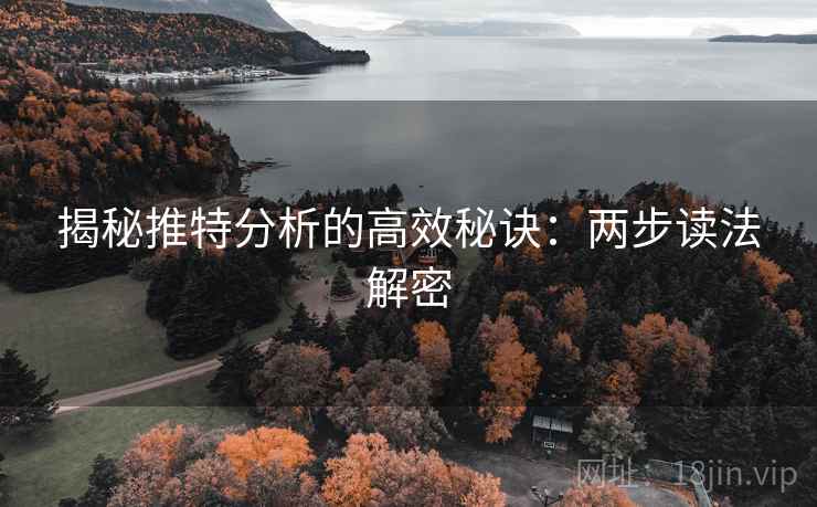 揭秘推特分析的高效秘诀：两步读法解密