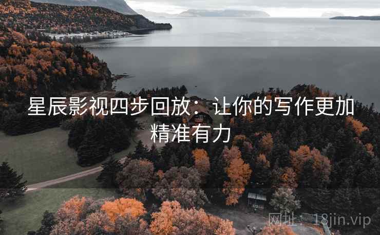 星辰影视四步回放：让你的写作更加精准有力